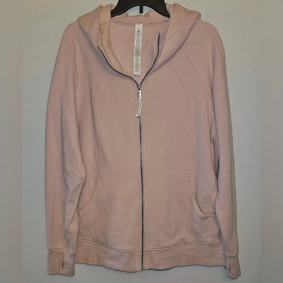 Lululemon Scuba Full-Zip Hoodie In Light Pink - Picture 1 of 5